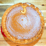 pumpkin pie with fresh milled fresh milled flour