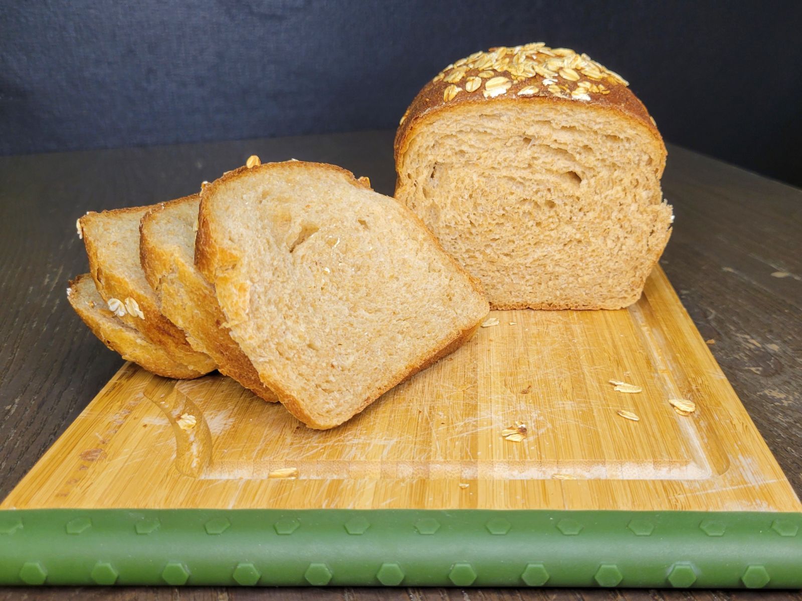 How To Make Honey Oat Wheat Bread Fresh Milled Flour Grains In