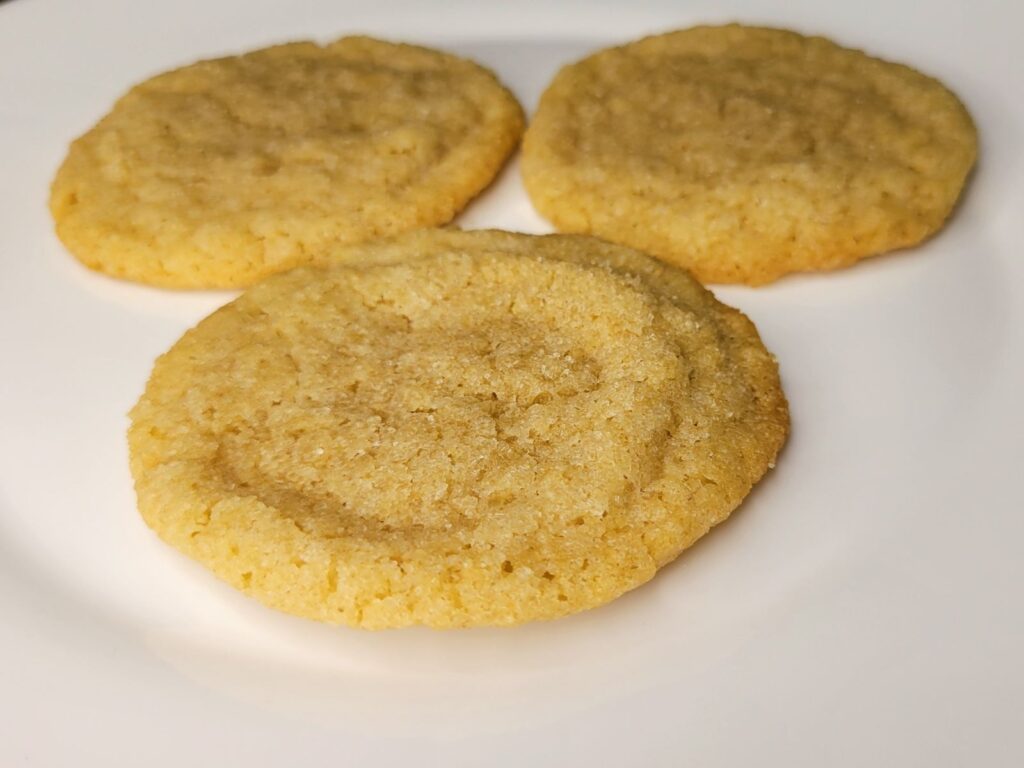 Sugar Cookie made with fresh milled flour
