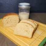 Fresh milled flour sourdough sandwich bread