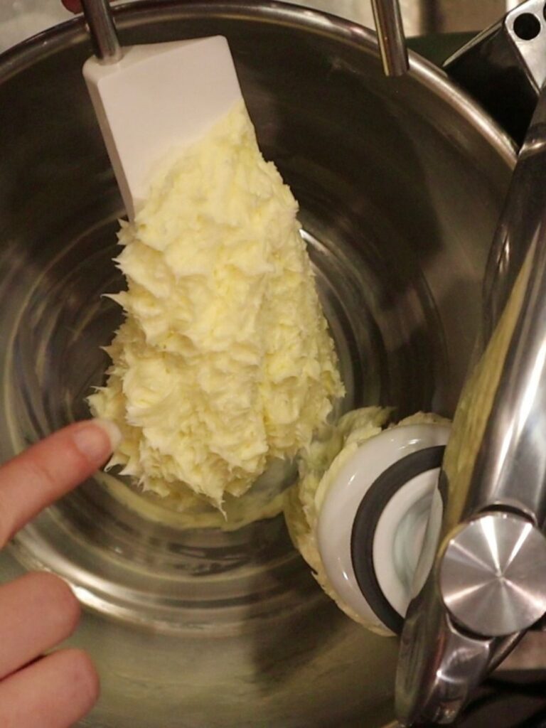 halfway creamed butter