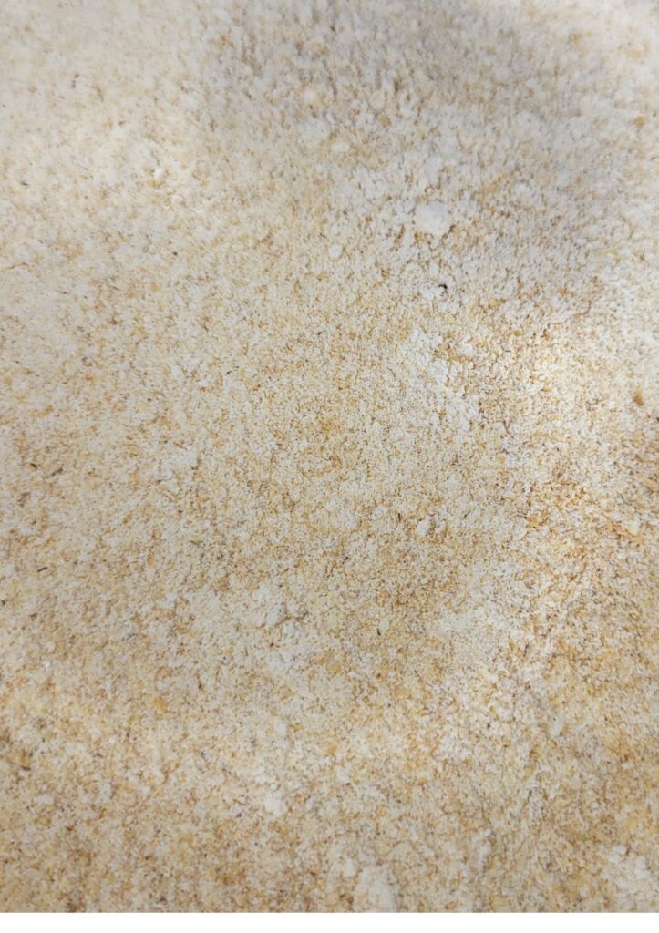 beautiful fresh milled flour includes all the parts of the wheat berry, which means all the vital nutrients and fiber.