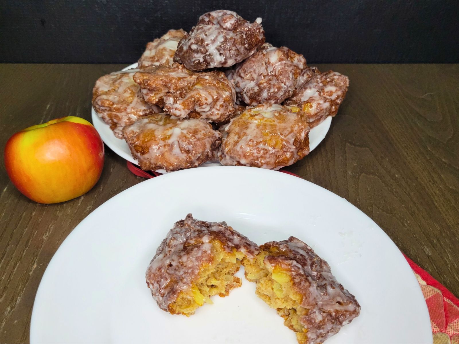 Apple Fritters Made With Fresh Milled Flour