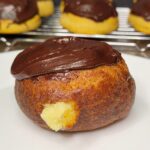 Boston Cream Donut Made with fresh milled flour