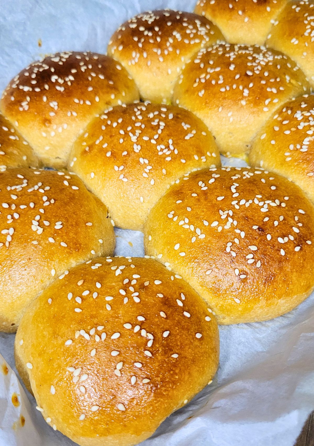 Sourdough Buns With Fresh Milled Flour Hamburger & Hot Dog