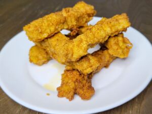 fried pork chops made with fresh milled flour (1)