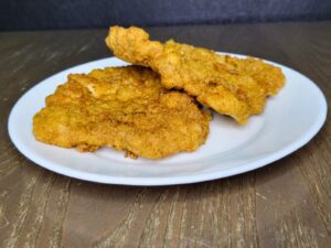 fried pork chops made with fresh milled flour (2)