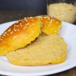sourdough buns made with fresh milled flour