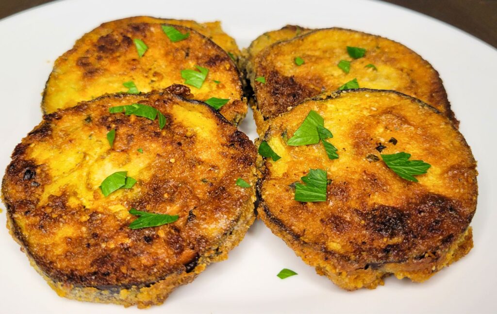 Eggplant Parmesan Made With Fresh Milled Flour