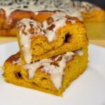pumpkin focaccia made with fresh milled flour
