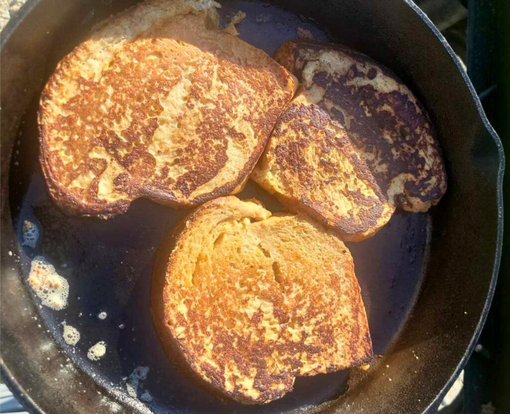 Homemade French toast