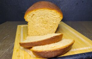 sliced maple bread made from fresh milled flour