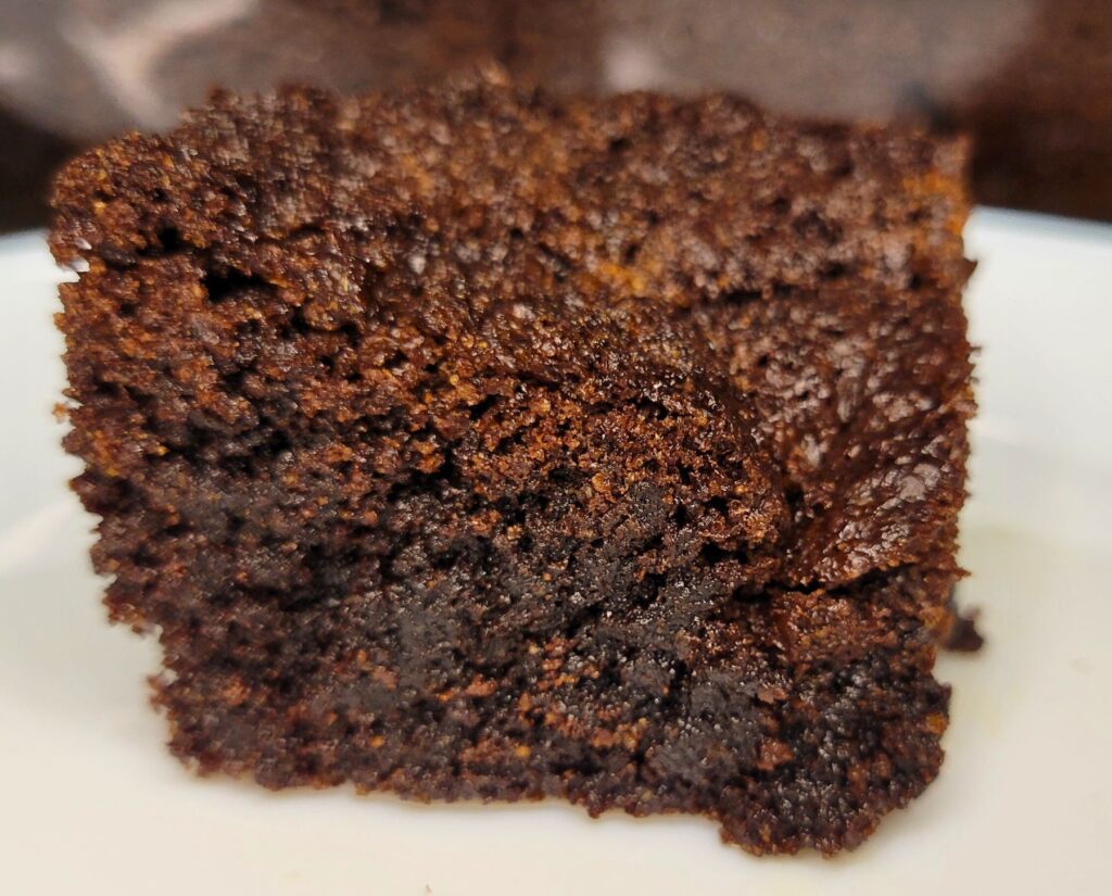 Chewy Fresh Milled Flour Brownie