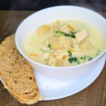 Chicken Gnocchi Soup with fresh milled flour
