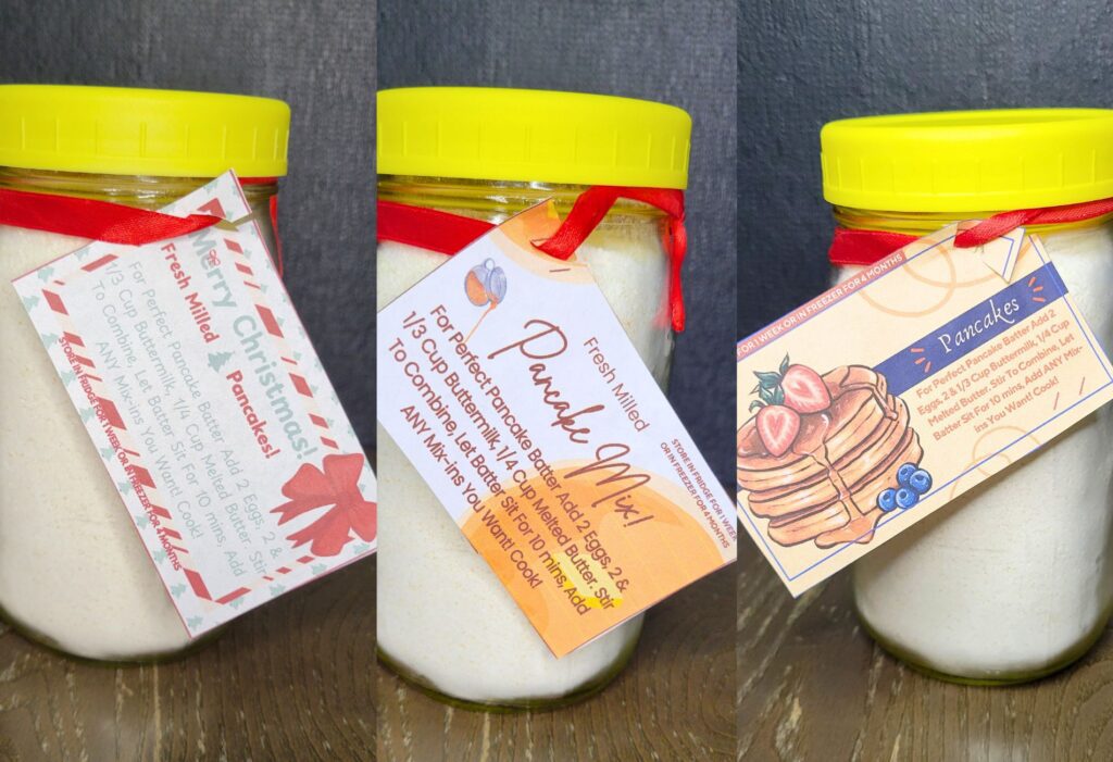 FMF Pancake Mix Recipe Cards