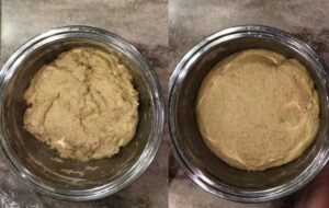 dough transformation after mixing, to ready to shape