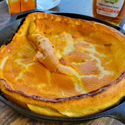 FMF Dutch Baby made with fresh milled flour puff pancake