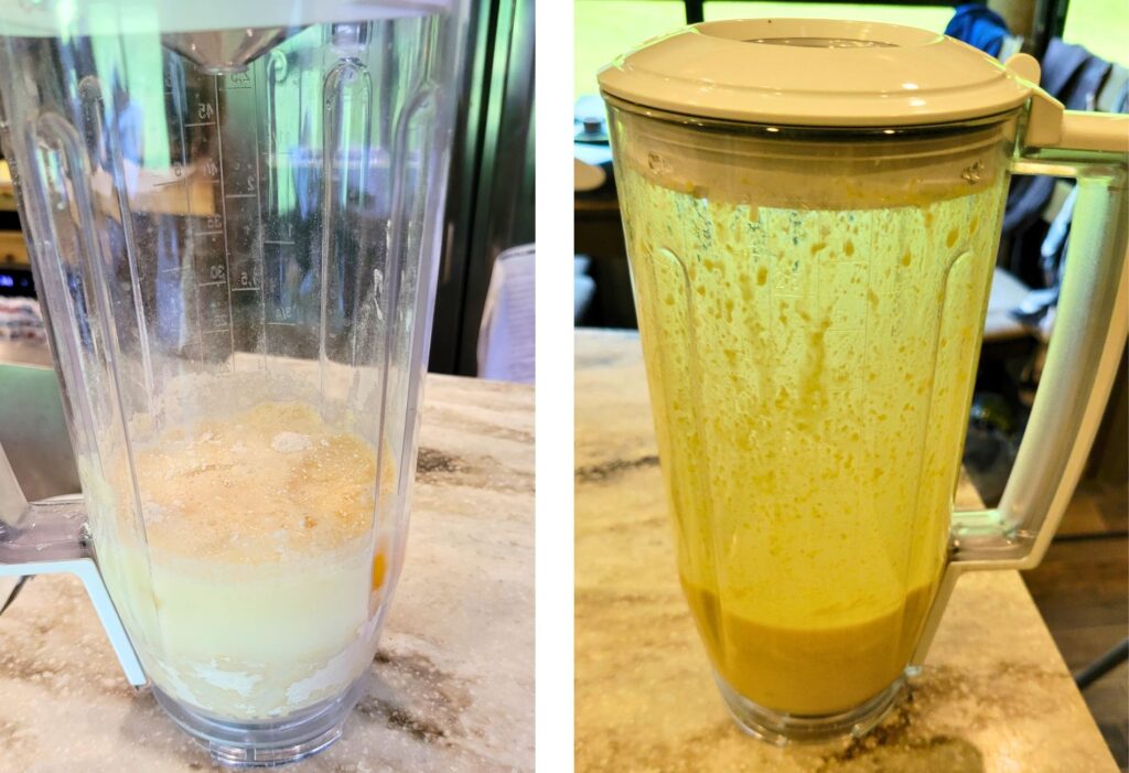 using a blender