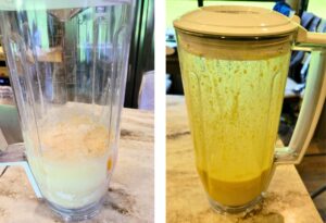 using a blender