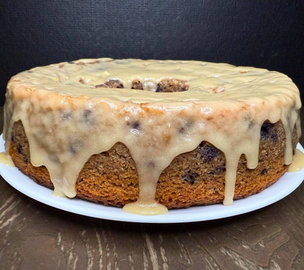 fresh milled flour lemon blueberry bundt cake