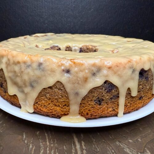 fresh milled flour lemon blueberry bundt cake