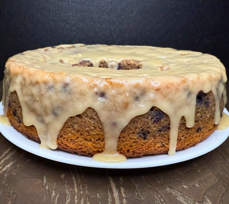 fresh milled flour lemon blueberry bundt cake