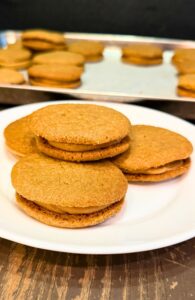 fresh milled flour nutter butter peanut butter sandwich cookies