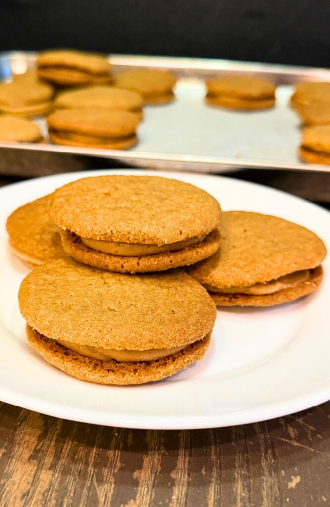 fresh milled flour nutter butter peanut butter sandwich cookies