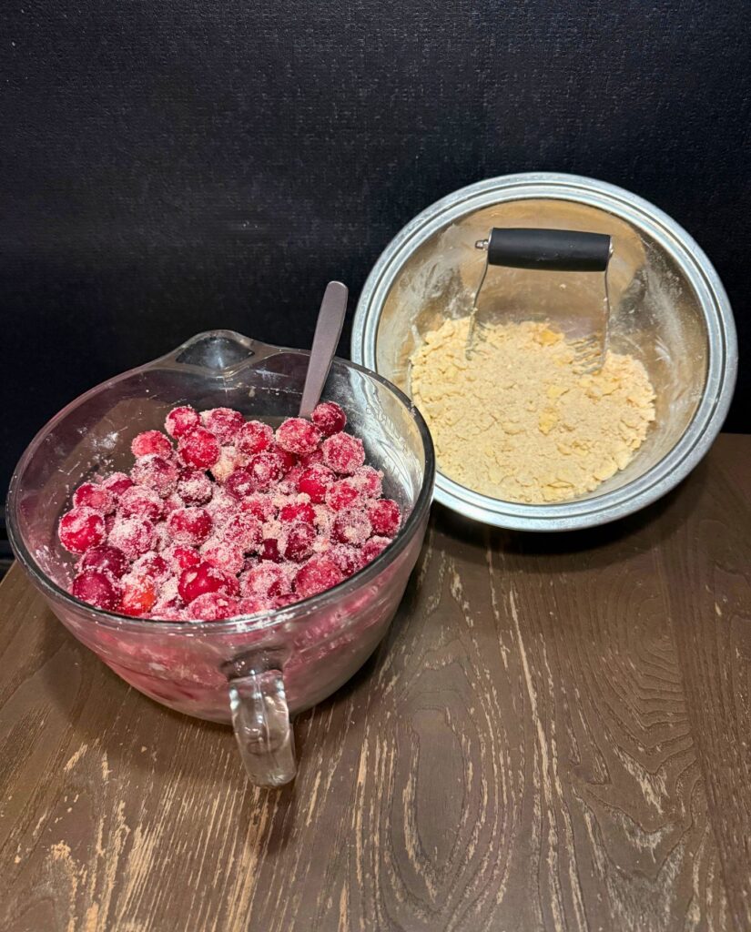 ingredients before assembly