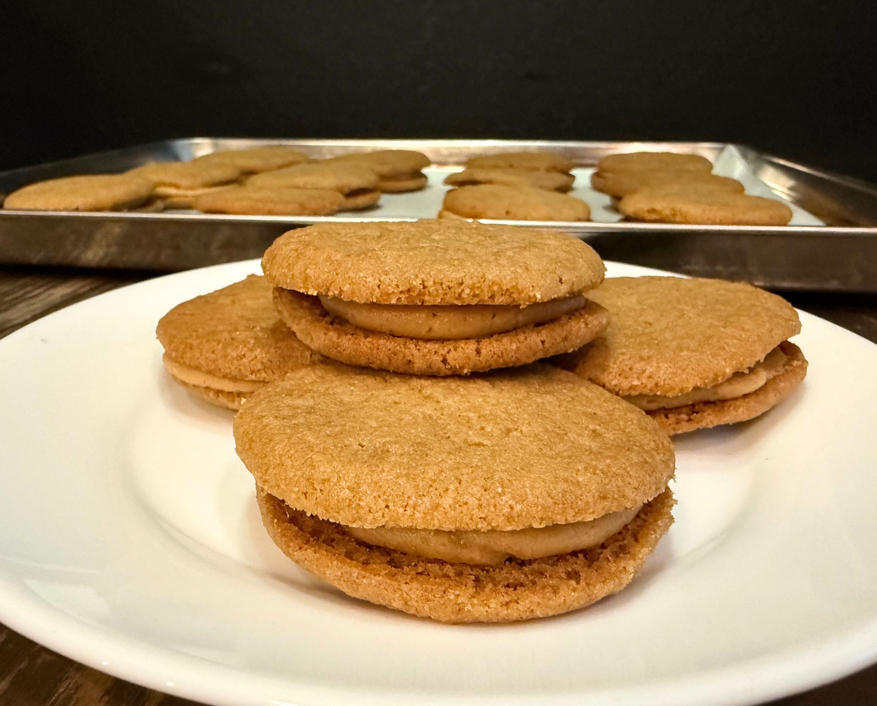 nutter butter peanut butter sandwich cookies made with fresh milled flour