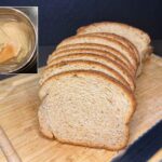 Tangzhong method to make soft fresh milled flour bread