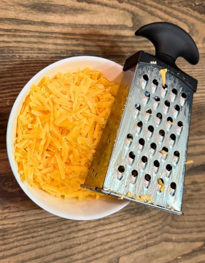 shredded cheddar cheese