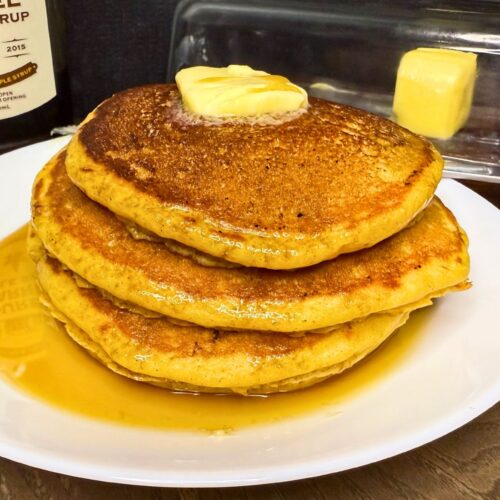 Fresh Milled Flour Pumpkin Pancakes