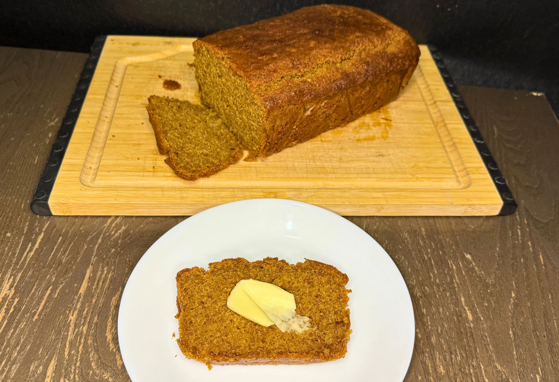 Pumpkin Bread made with fresh milled flour