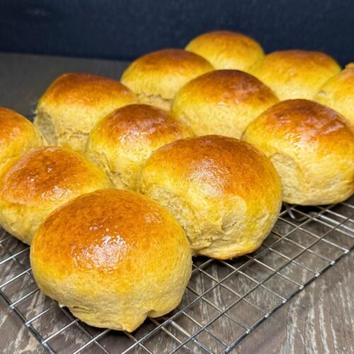 Tangzhong Method Fresh milled flour rolls