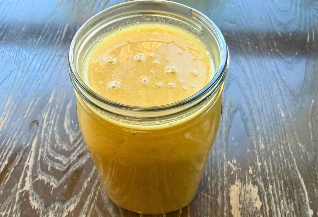 fresh milled flour gravy with a roux