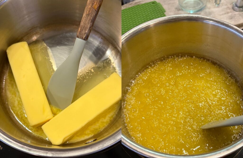 browning the butter