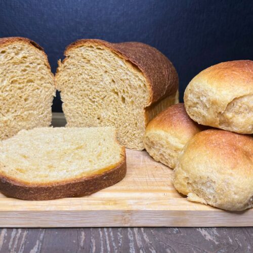 fresh milled flour brioche bread and rolls Tangzhong method