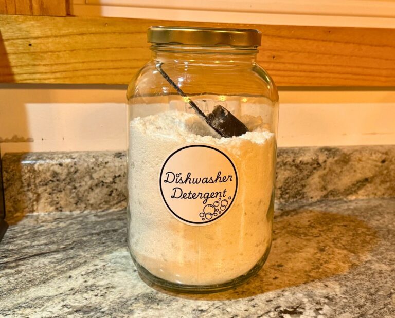 Dishwasher detergent homemade