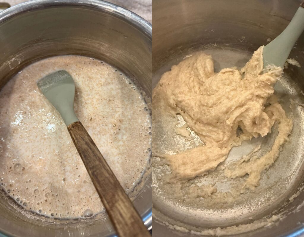 making the paste