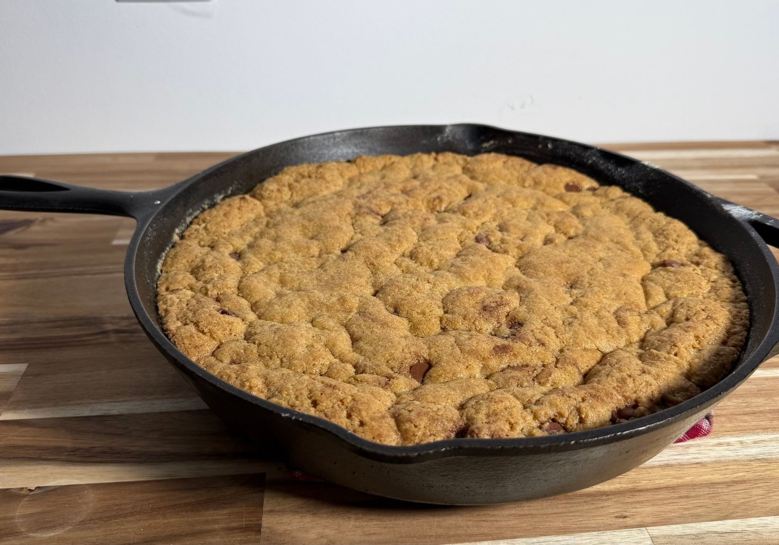 Fresh Milled Flour Cookie Bars made In A Skillet